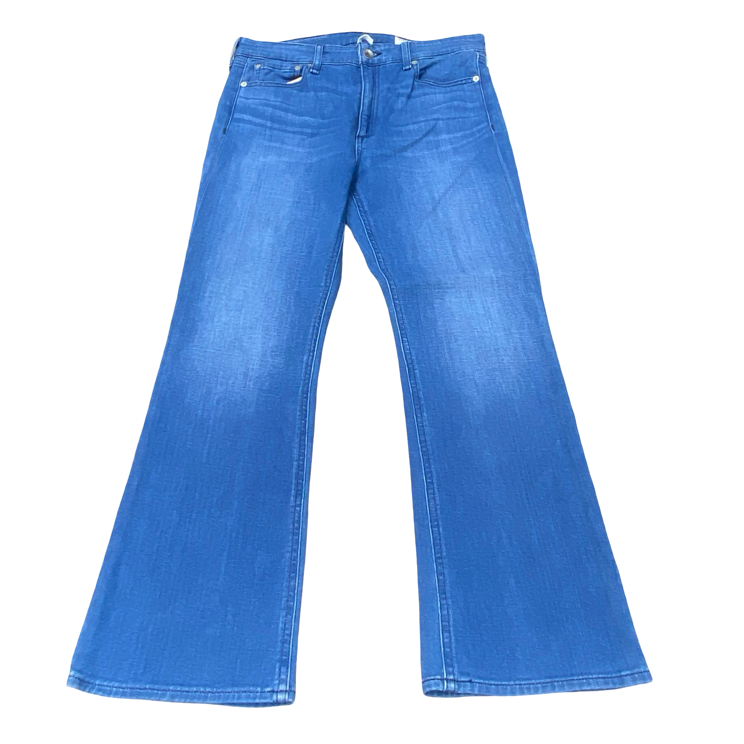 Jeans Boot Cut By Rag And Bone In Blue Denim, Size:8