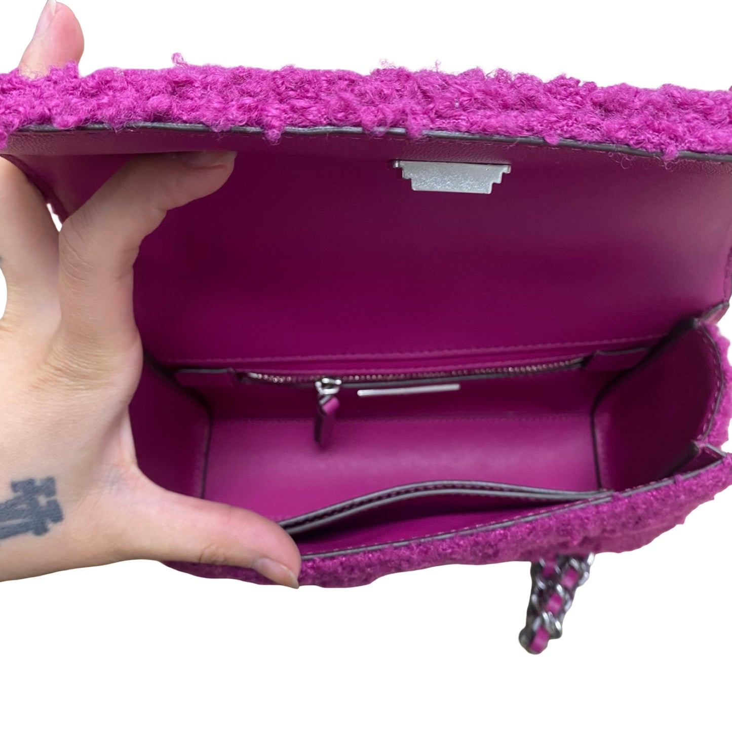 Handbag Designer By Tory Burch In Purple, Size:Small