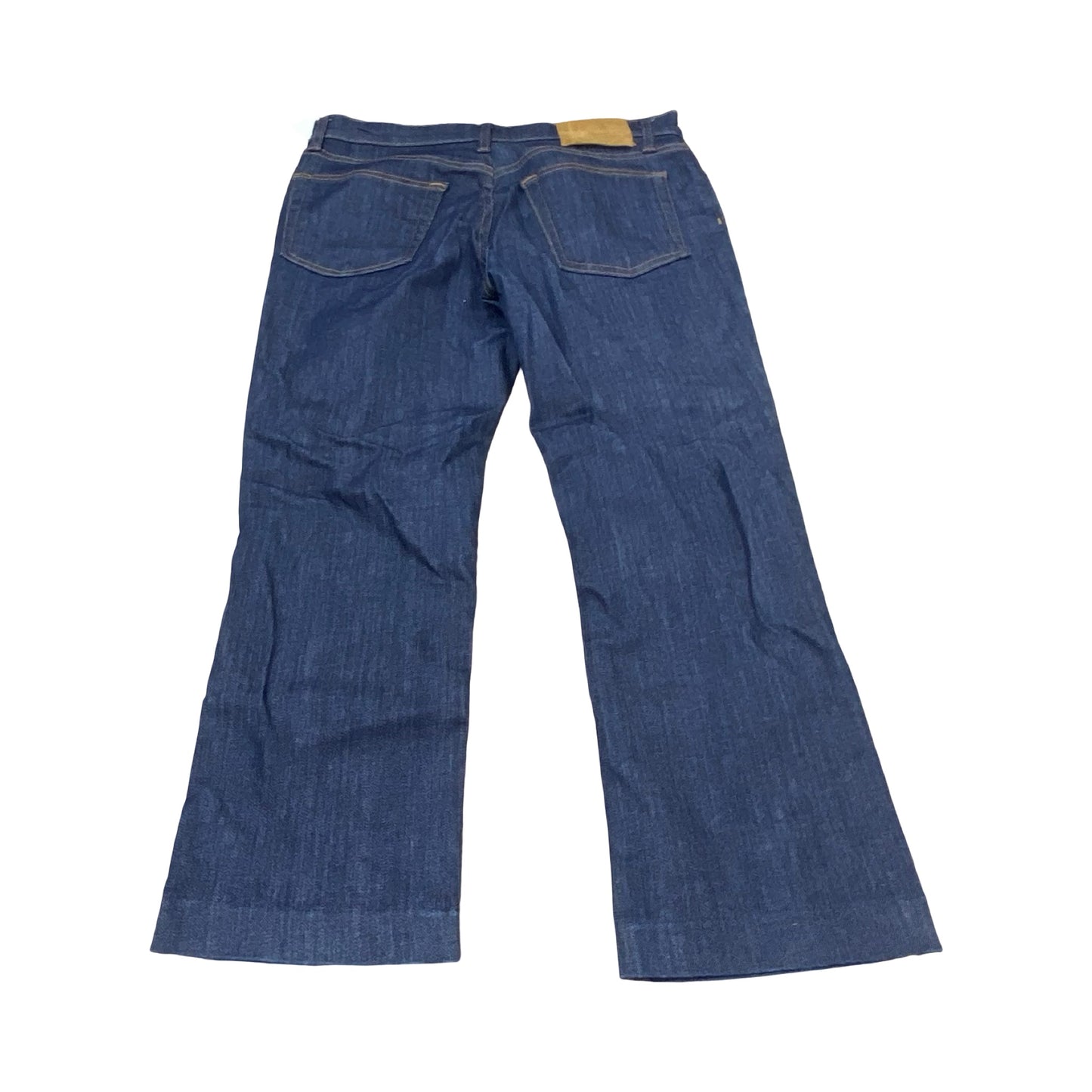 Jeans Straight By Zara In Blue Denim, Size:8