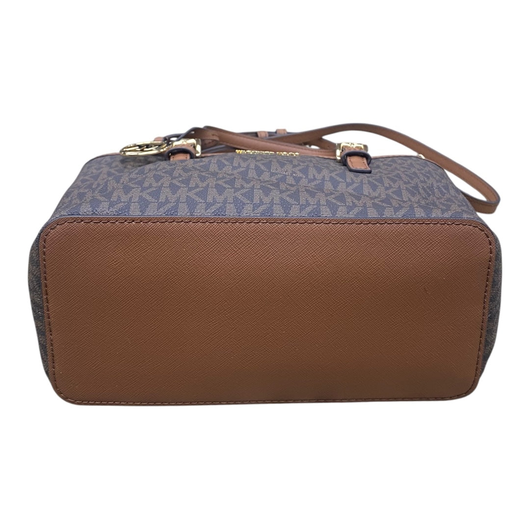 Handbag Designer By Michael Kors In Brown, Size:Small