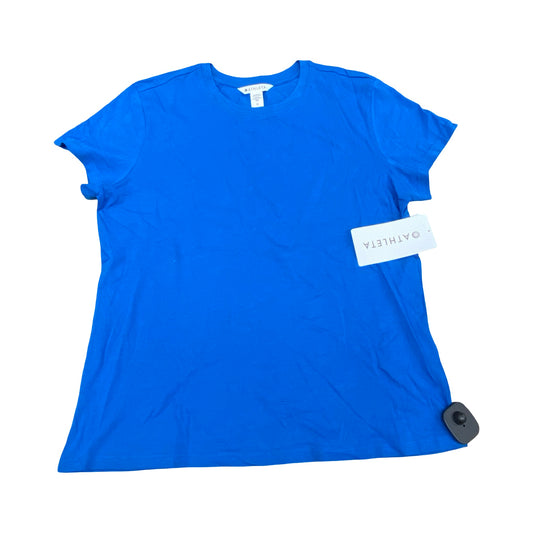 Athletic Top Ss By Athleta In Blue, Size:M