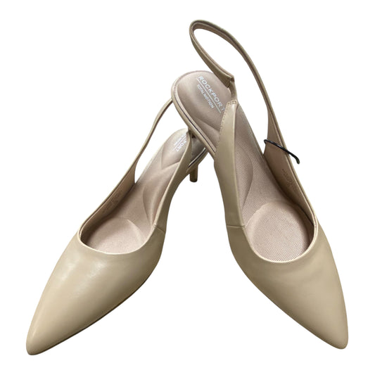 Shoes Heels Kitten By Rockport In Tan, Size:7.5