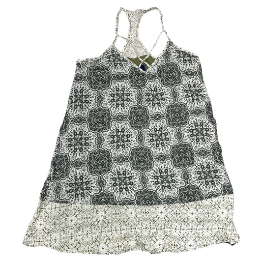 Dress Casual Short By Francesca’S In Green & White, Size:M