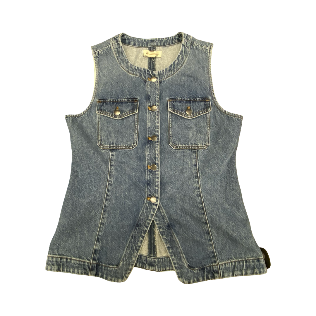 Vest Other By Madewell In Blue Denim, Size:12