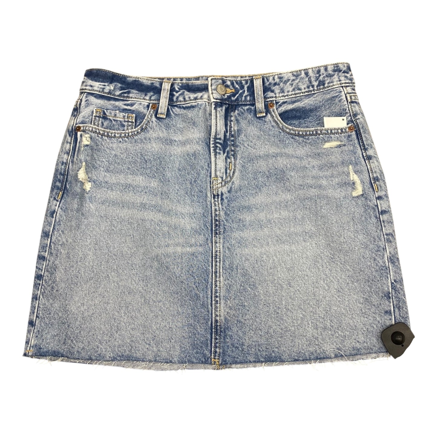 Skirt Midi By Old Navy In Blue Denim, Size:10