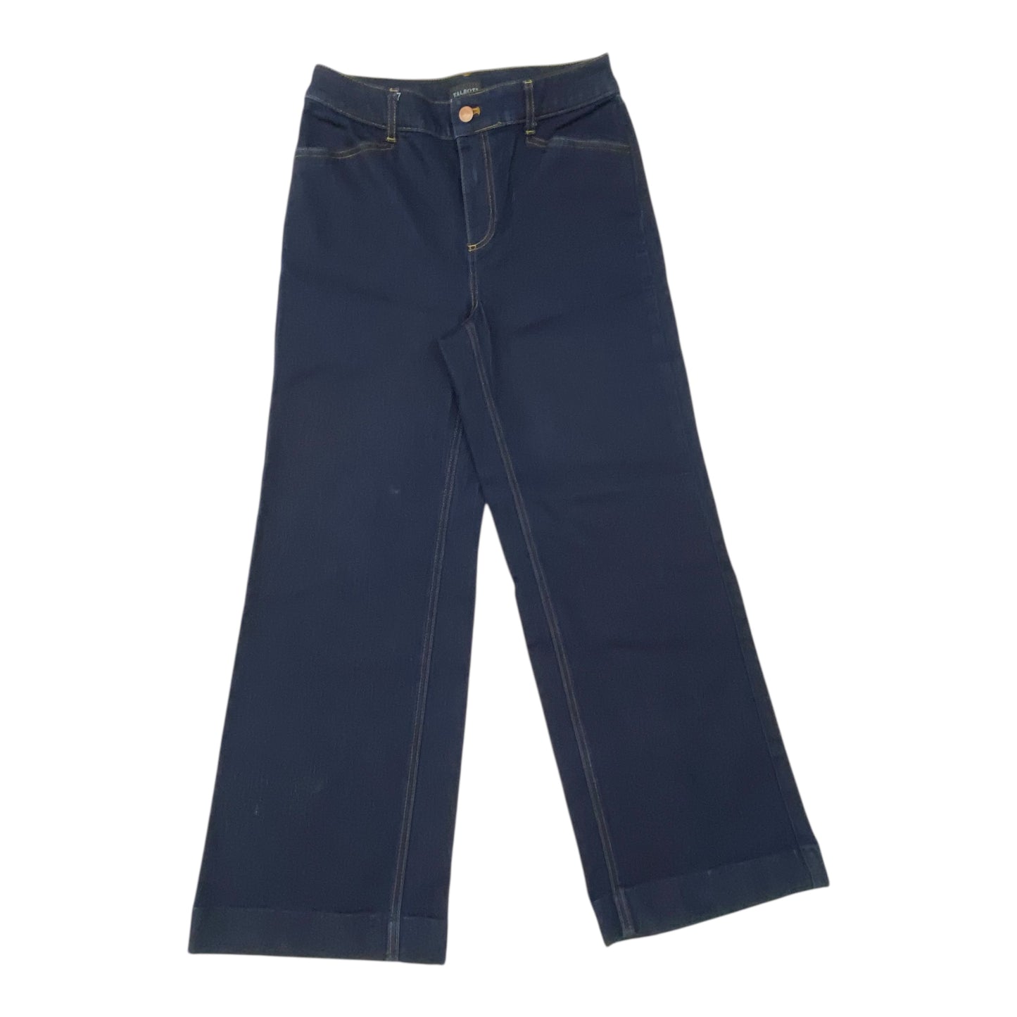 Jeans Wide Leg By Talbots In Blue, Size:8P