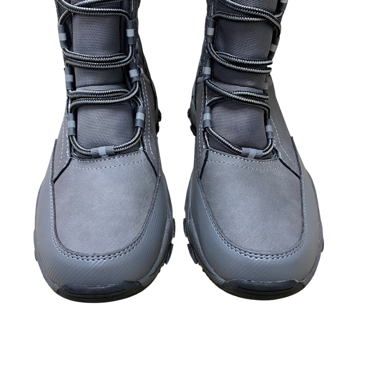 Boots Mid-Calf Flats By Lands End In Grey, Size:9