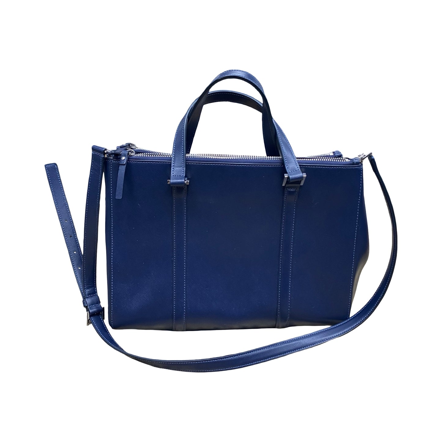 Handbag Designer By Kate Spade In Navy, Size:Medium