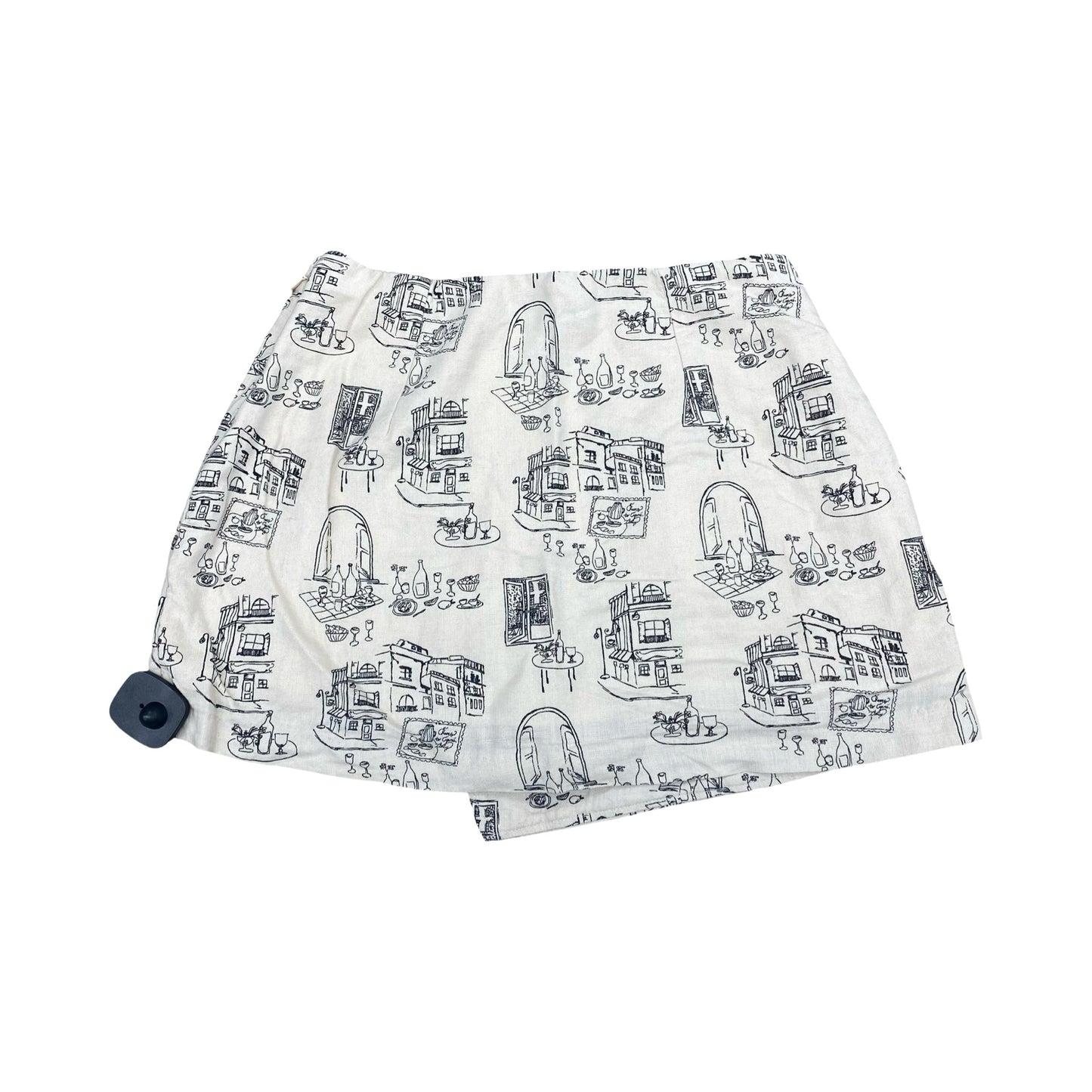Skirt Mini & Short By Abercrombie And Fitch In Black & Cream, Size:S