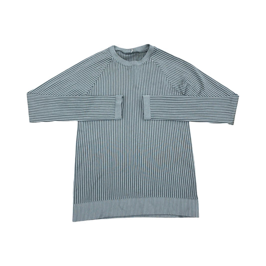 Athletic Top Ls Crewneck By Lululemon In Green, Size:S