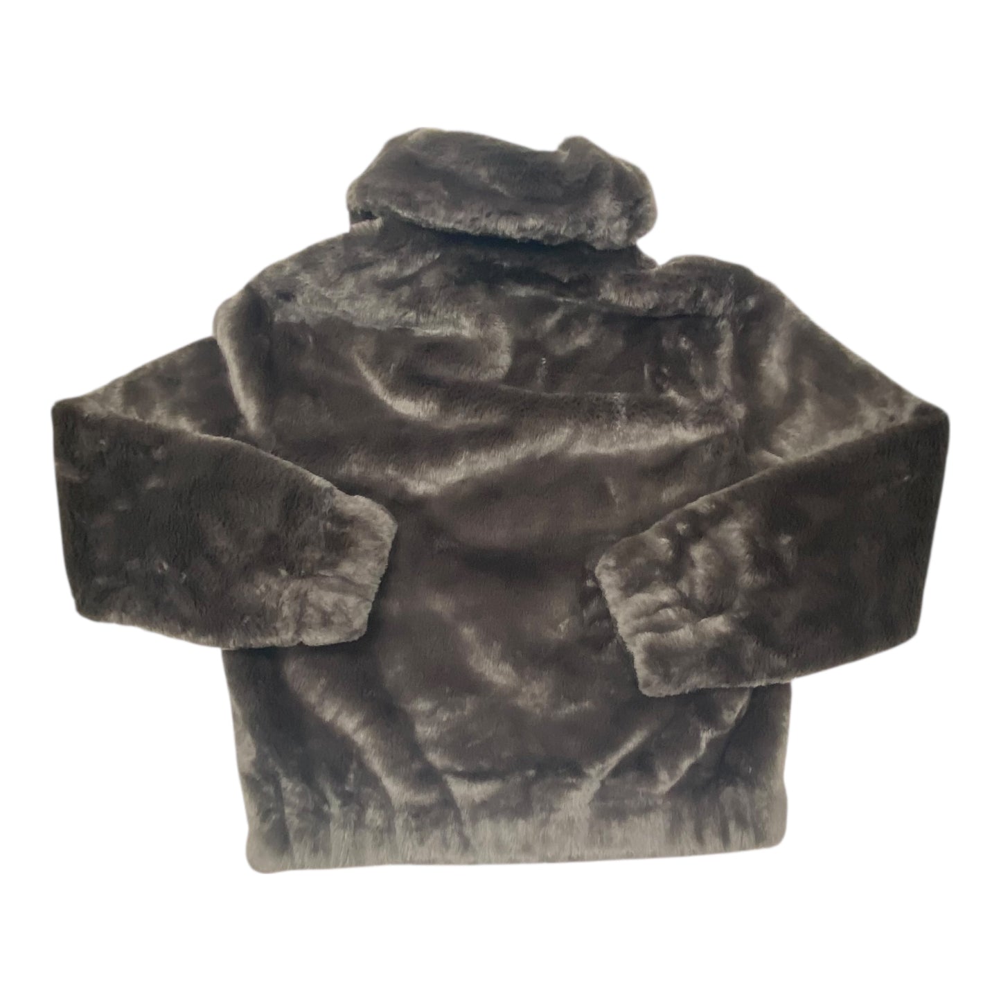 Coat Faux Fur & Sherpa By Banana Republic In Brown, Size:S