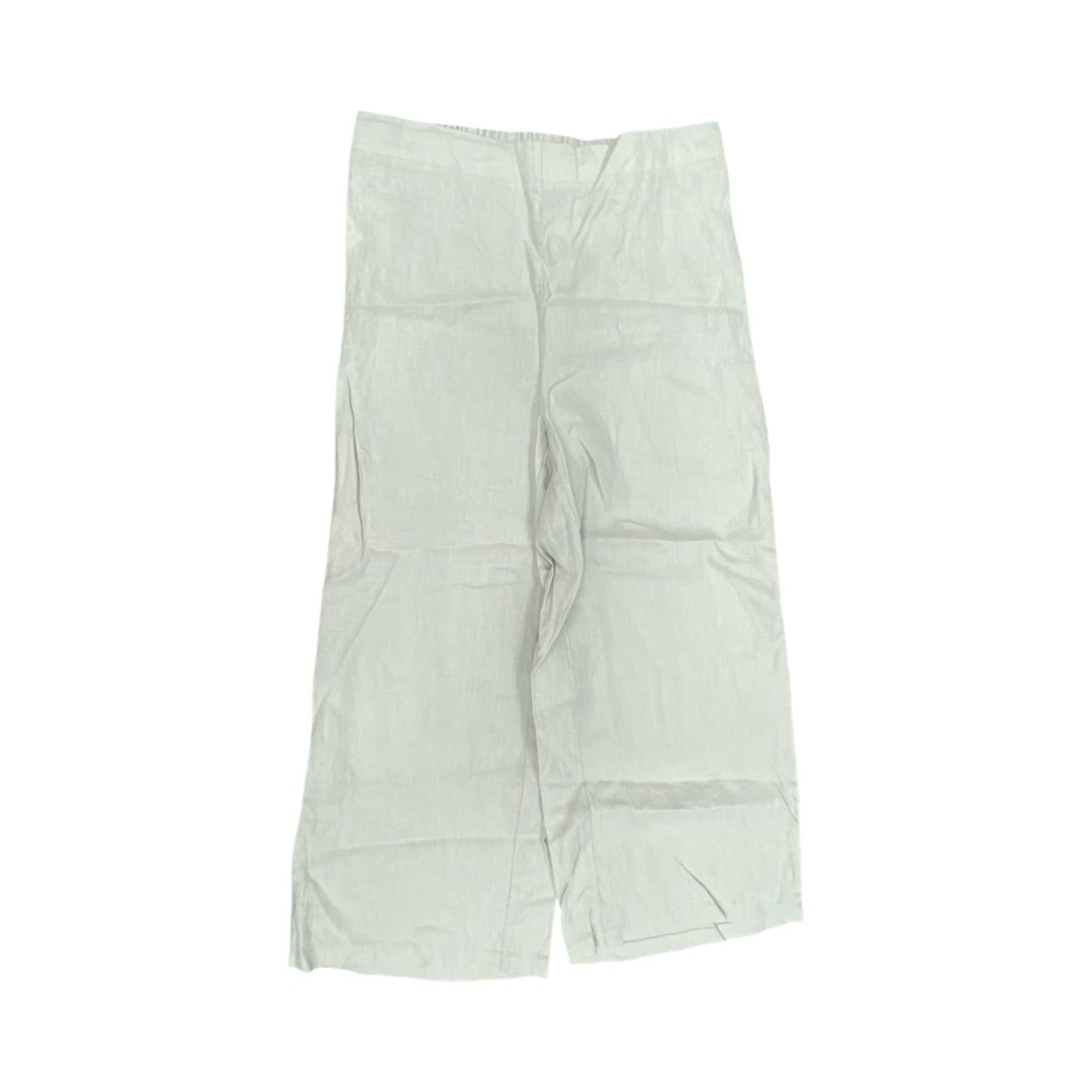 Pants Linen By Tahari In Grey, Size:L