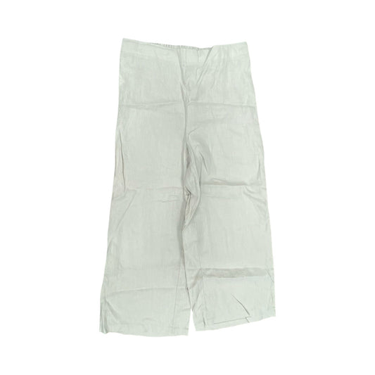 Pants Linen By Tahari In Grey, Size:L