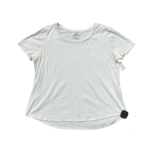 Top Ss By Chicos In White, Size:Xl