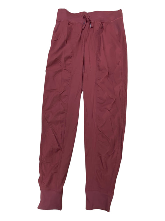 Athletic Pants By Lululemon In Maroon, Size:6