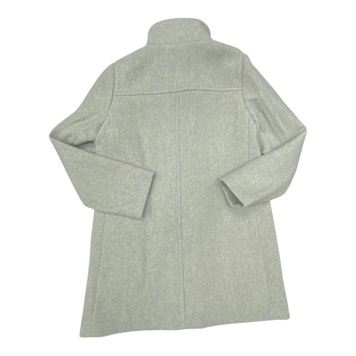 Coat Wool By J. Crew In Grey, Size:8