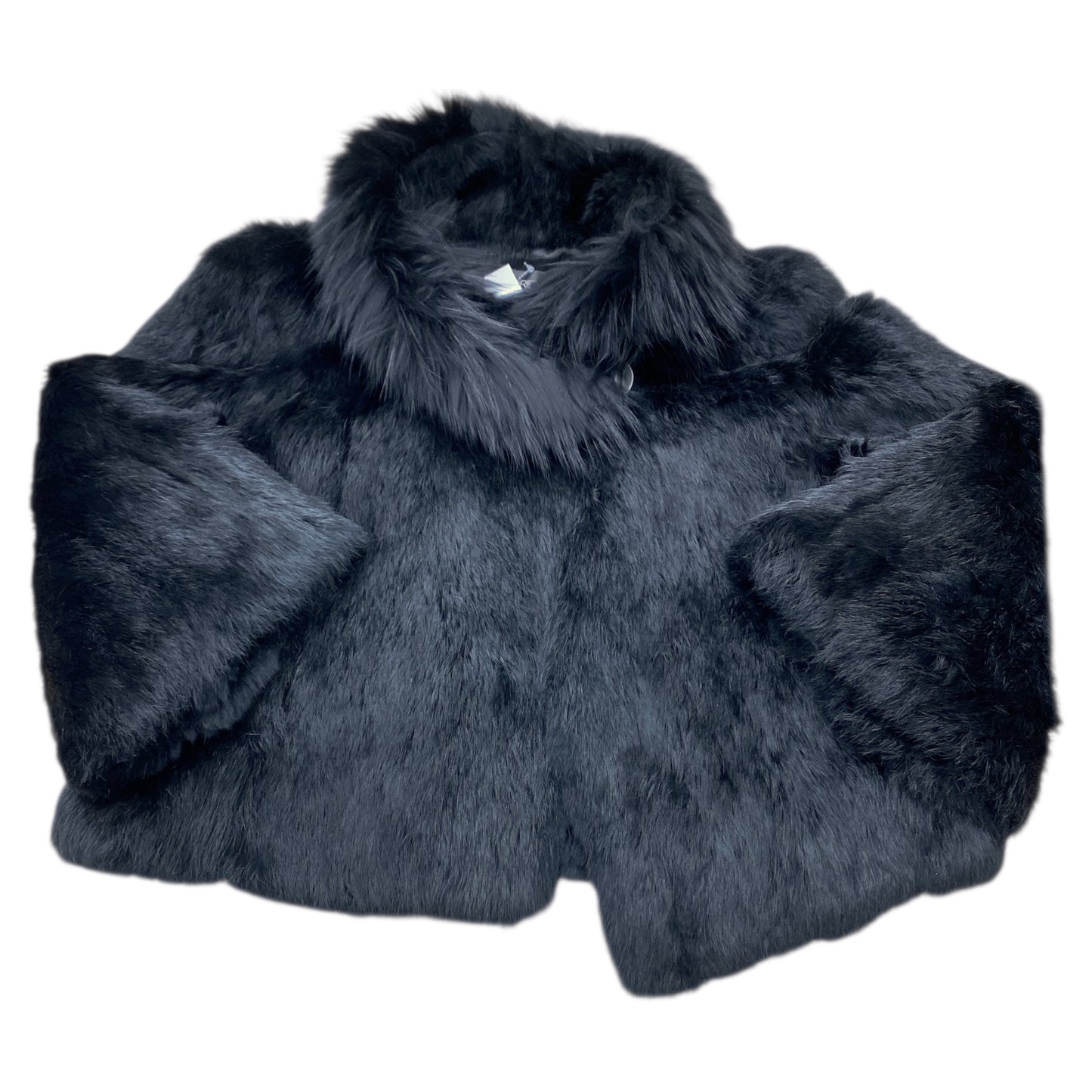 Jacket Faux Fur & Sherpa By Cmb In Black, Size:S