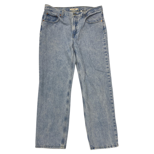 Jeans Straight By Levis In Blue Denim, Size:14