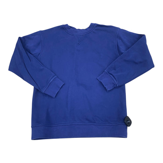 Athletic Sweatshirt Crewneck By Lululemon In Navy, Size:6
