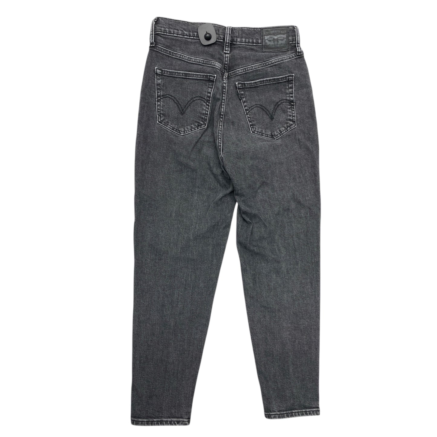 Jeans Cropped By Levis In Grey Denim, Size:6