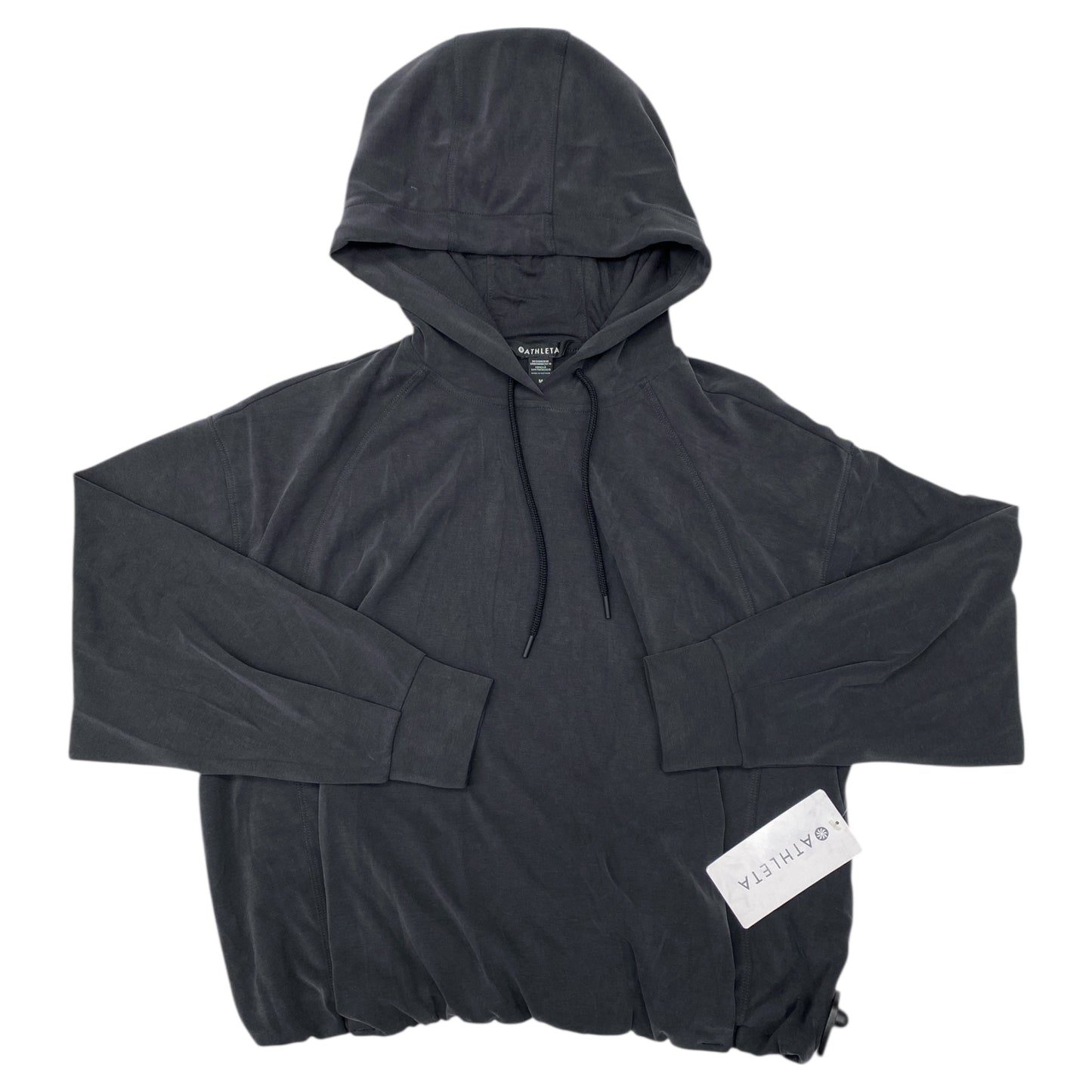 Athletic Sweatshirt Hoodie By Athleta In Grey, Size:M