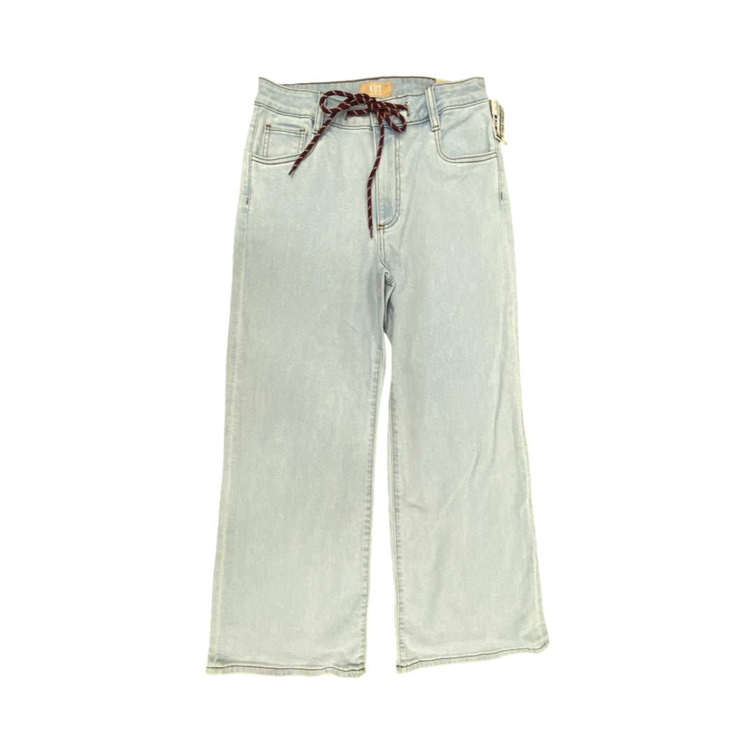 Jeans Wide Leg By Kut In Blue Denim, Size:0P