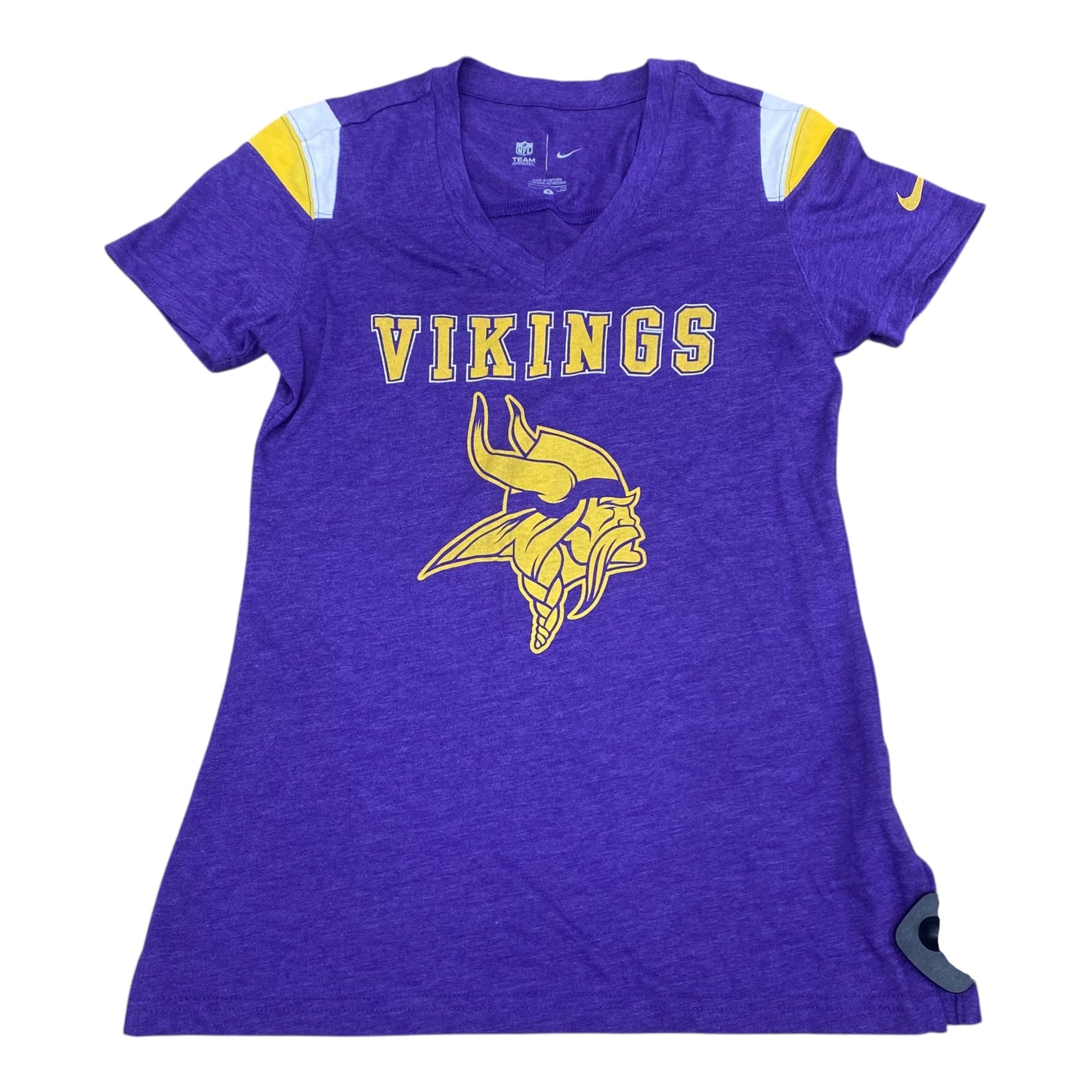 Athletic Top Ss By Nfl In Purple, Size:S