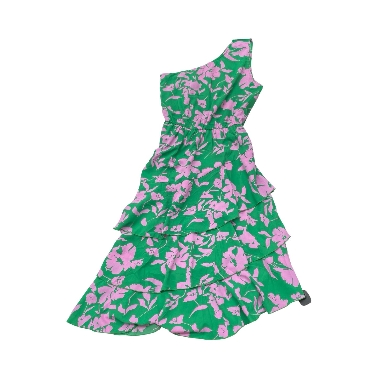Dress Party Long By Prettygarden In Green & Pink, Size:L