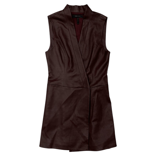 Dress Party Midi By Bcbgmaxazria In Maroon, Size:Xxs