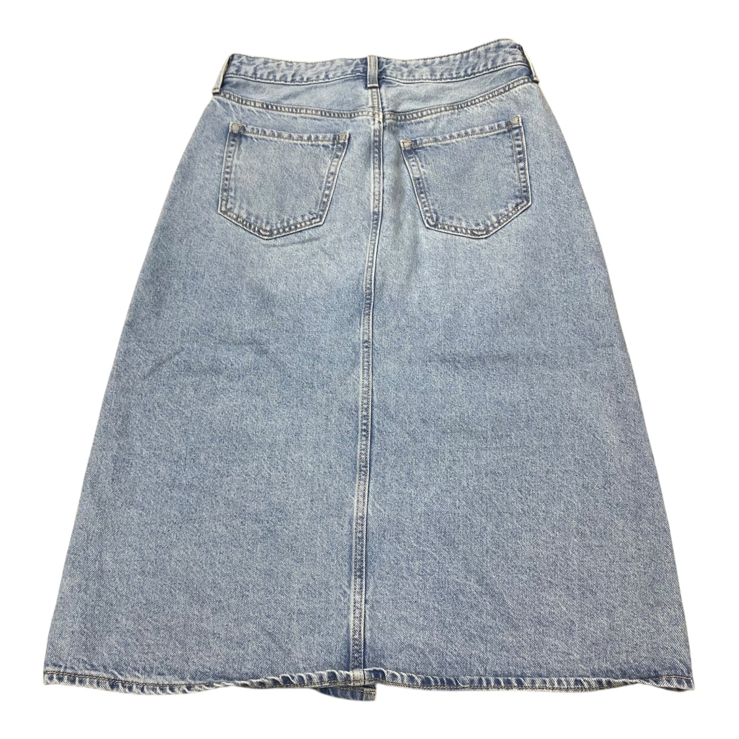 Skirt Midi By Old Navy In Blue Denim, Size:10