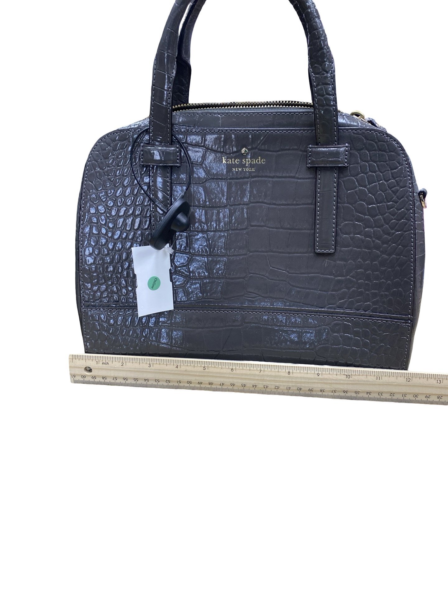 Handbag Designer By Kate Spade In Grey, Size:Medium