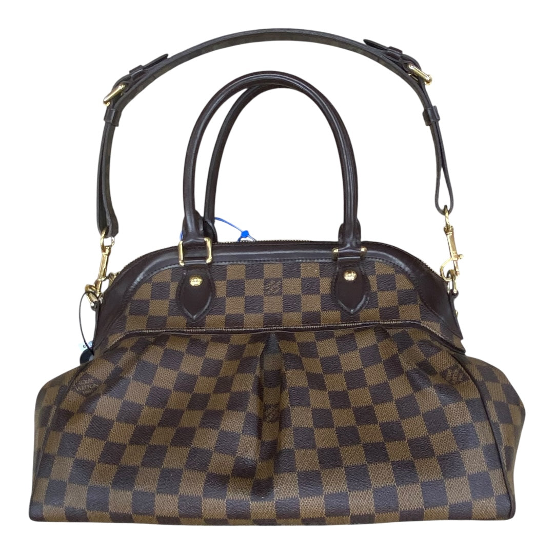 Handbag Luxury Designer By Louis Vuitton In Brown, Size:Medium