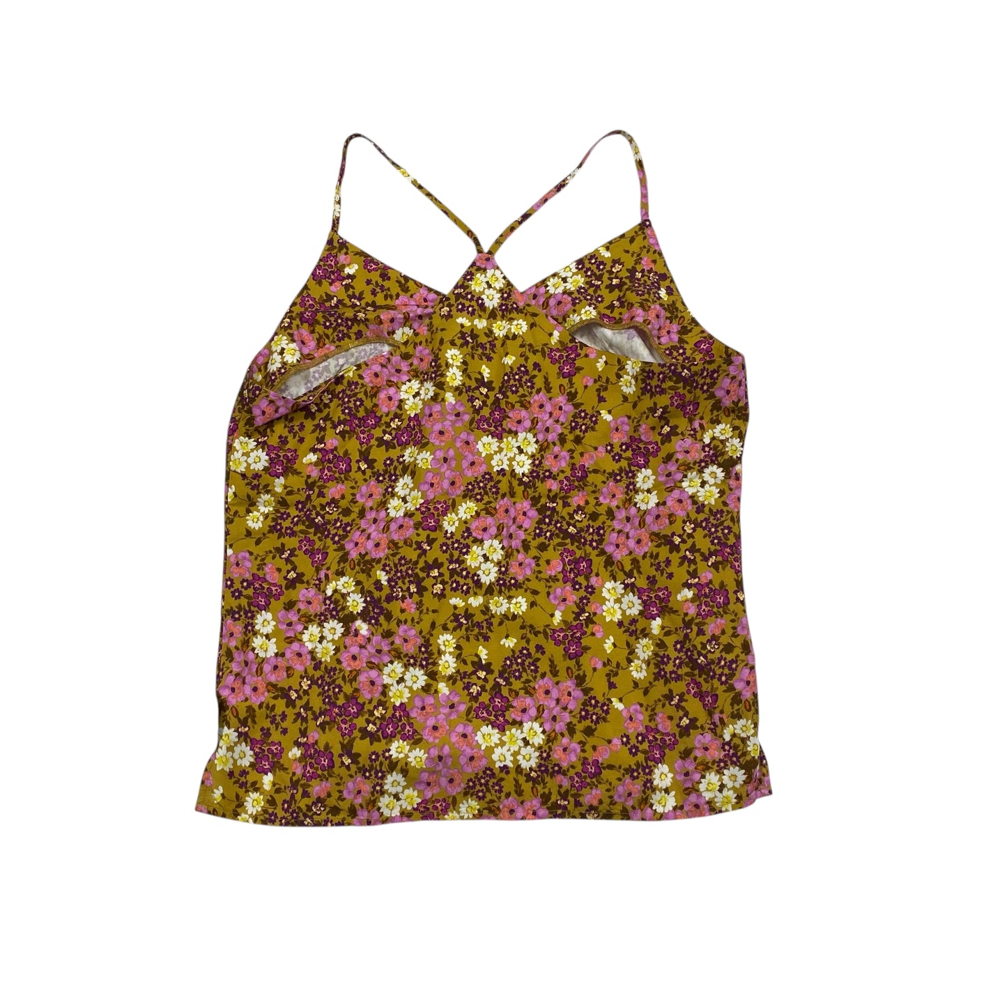 Top Sleeveless By Kut In Floral Print, Size:L