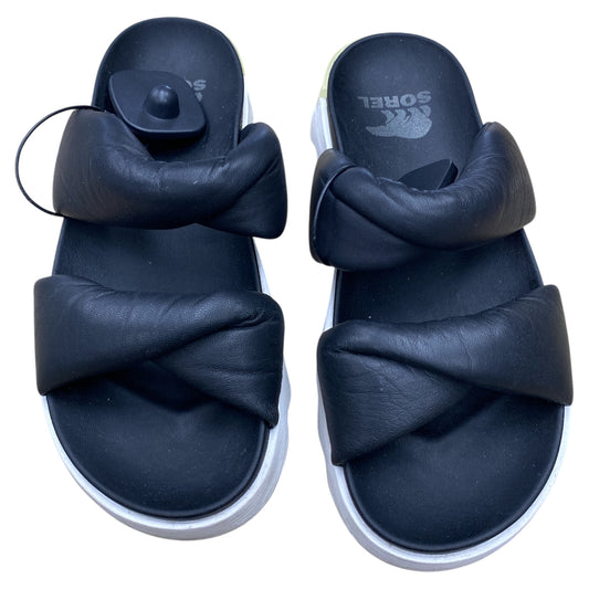 Sandals Designer By Sorel In Black, Size:7