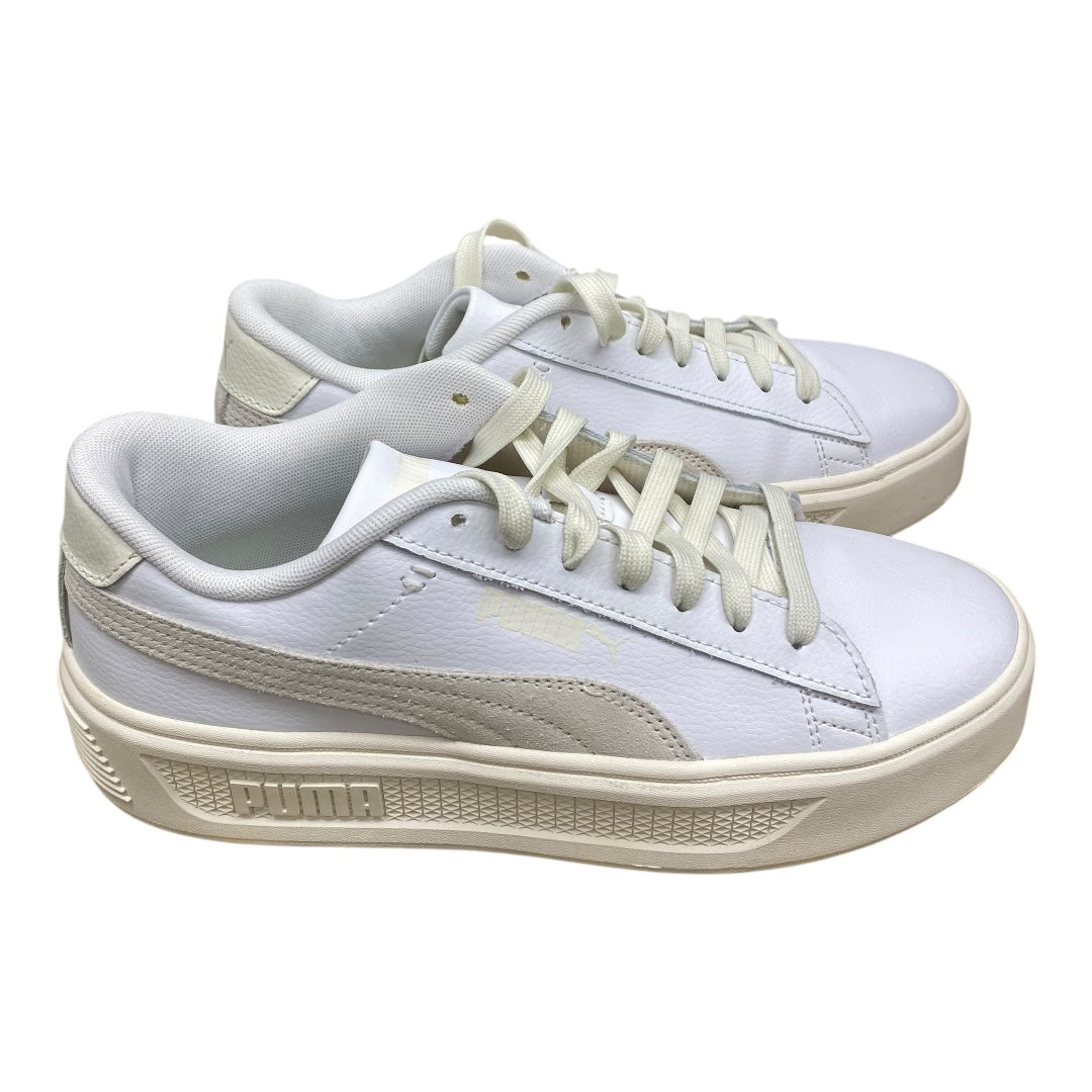 Shoes Sneakers By Puma In Cream, Size:8.5