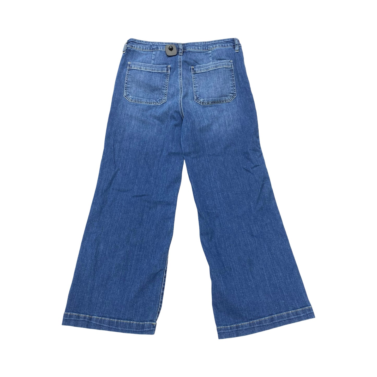Jeans Wide Leg By Kut In Blue Denim, Size:12