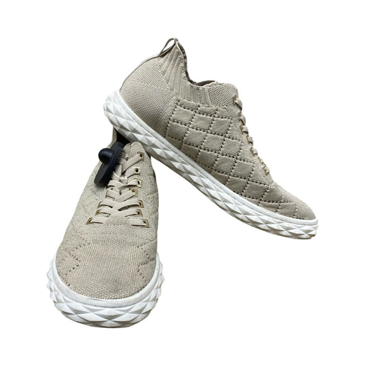 Shoes Sneakers By Vaneli In Gold, Size:8