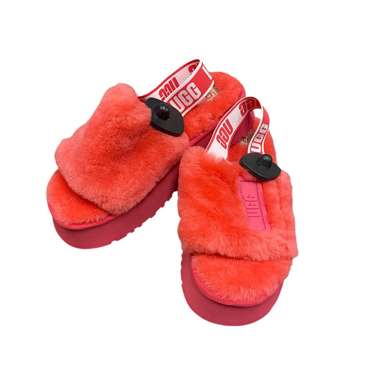 Sandals Designer By Ugg In Pink, Size:9