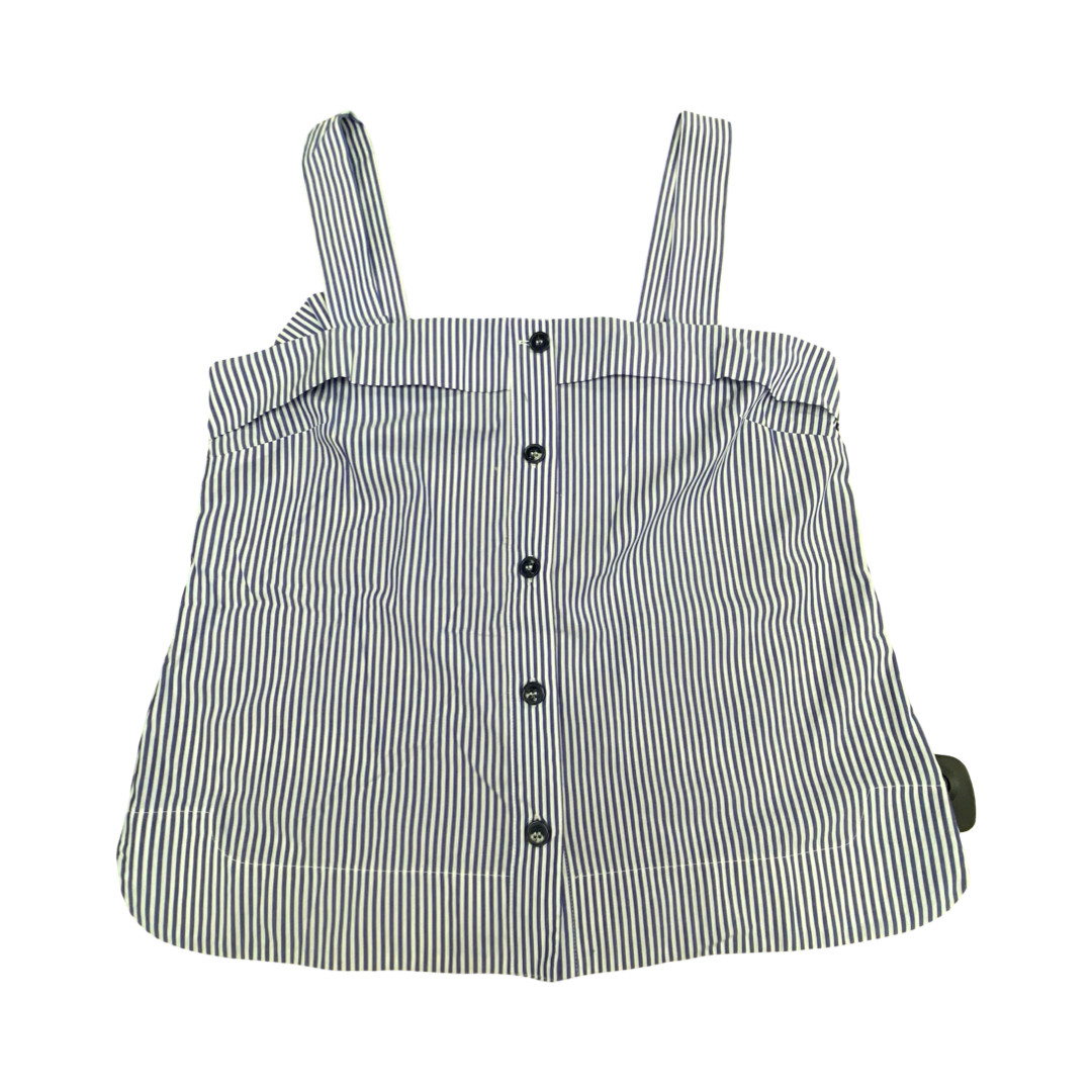 Top Sleeveless By Banana Republic In Striped Pattern, Size:S