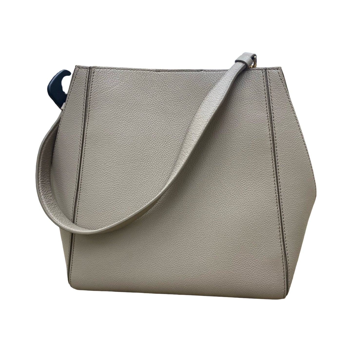 Handbag Designer By Tory Burch In Taupe, Size:Medium