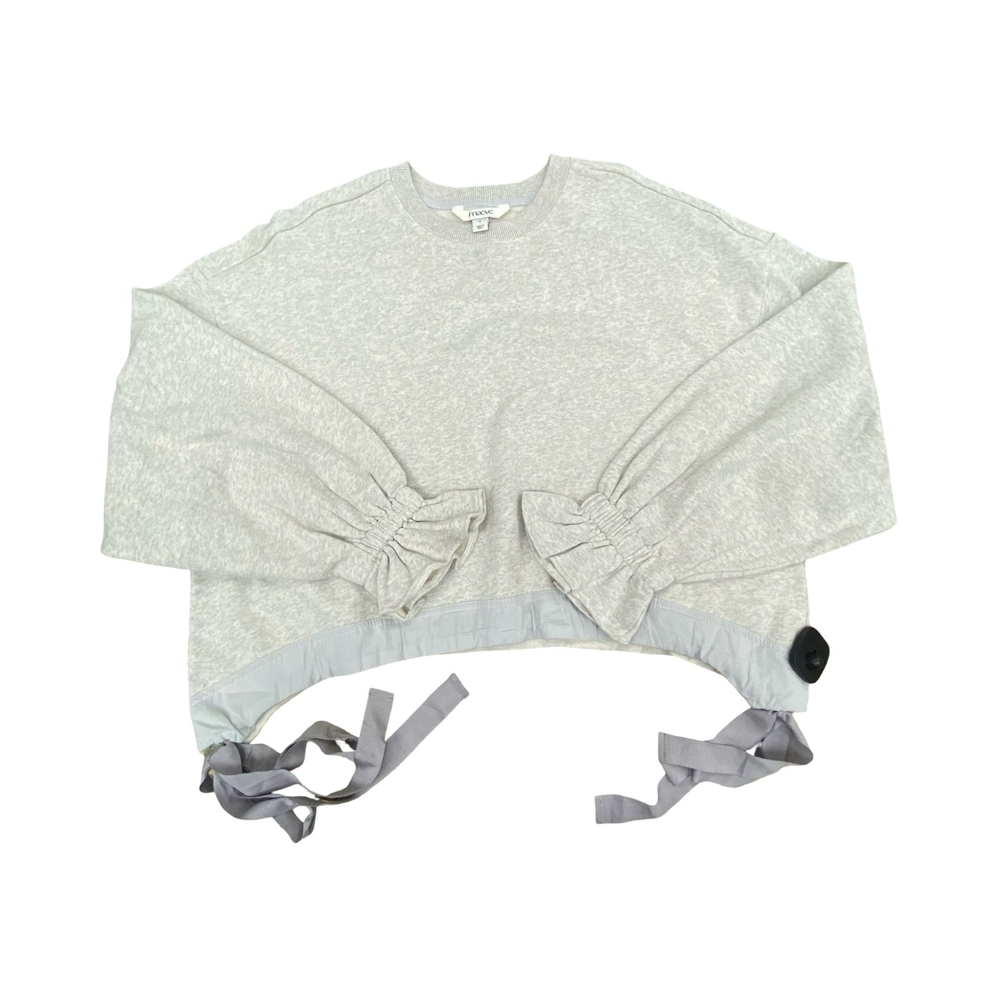 Sweatshirt Crewneck By Maeve In Grey, Size:M