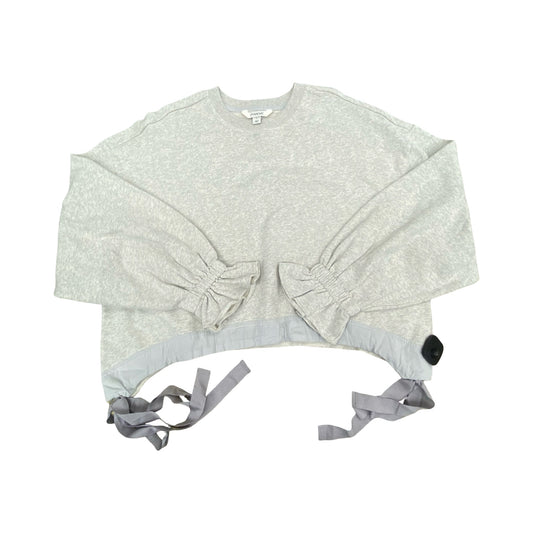 Sweatshirt Crewneck By Maeve In Grey, Size:M