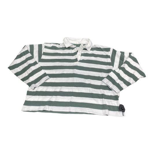 Top Ls By Loft In Green & White, Size:Xl