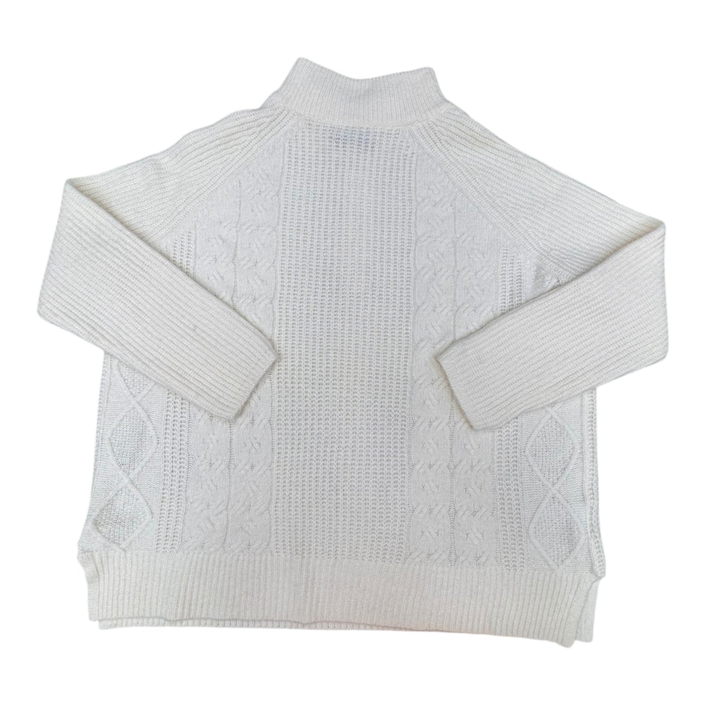 Sweater By Loft In Cream, Size:L