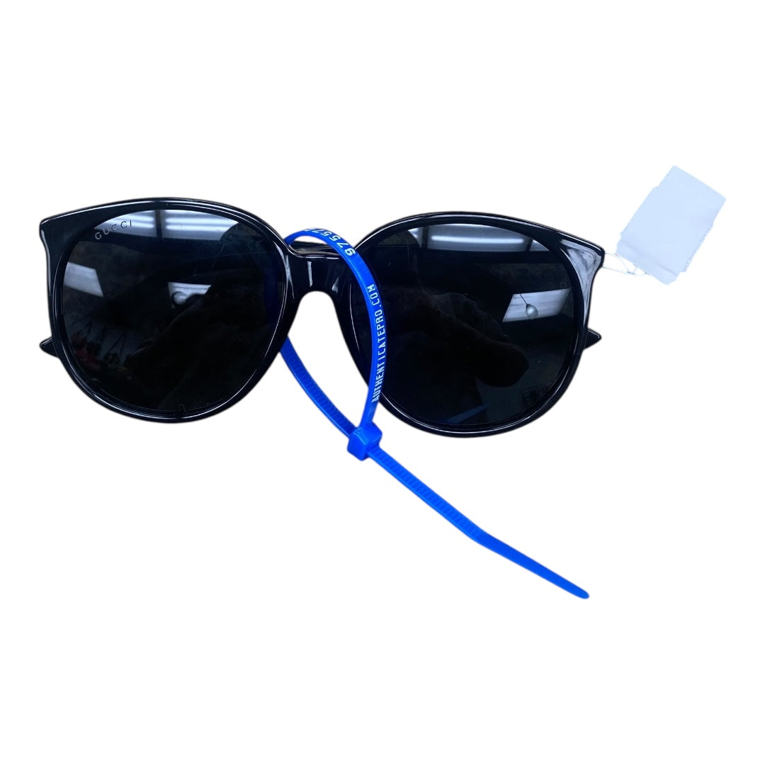 Sunglasses Luxury Designer By Gucci In Black
