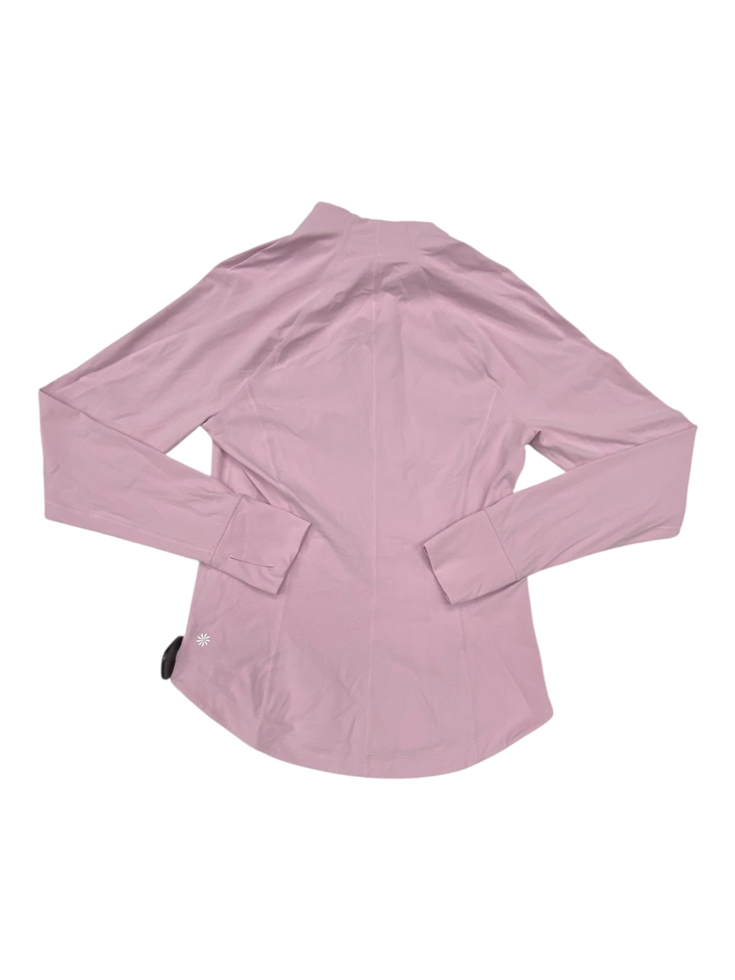 Athletic Jacket By Athleta In Pink, Size:M