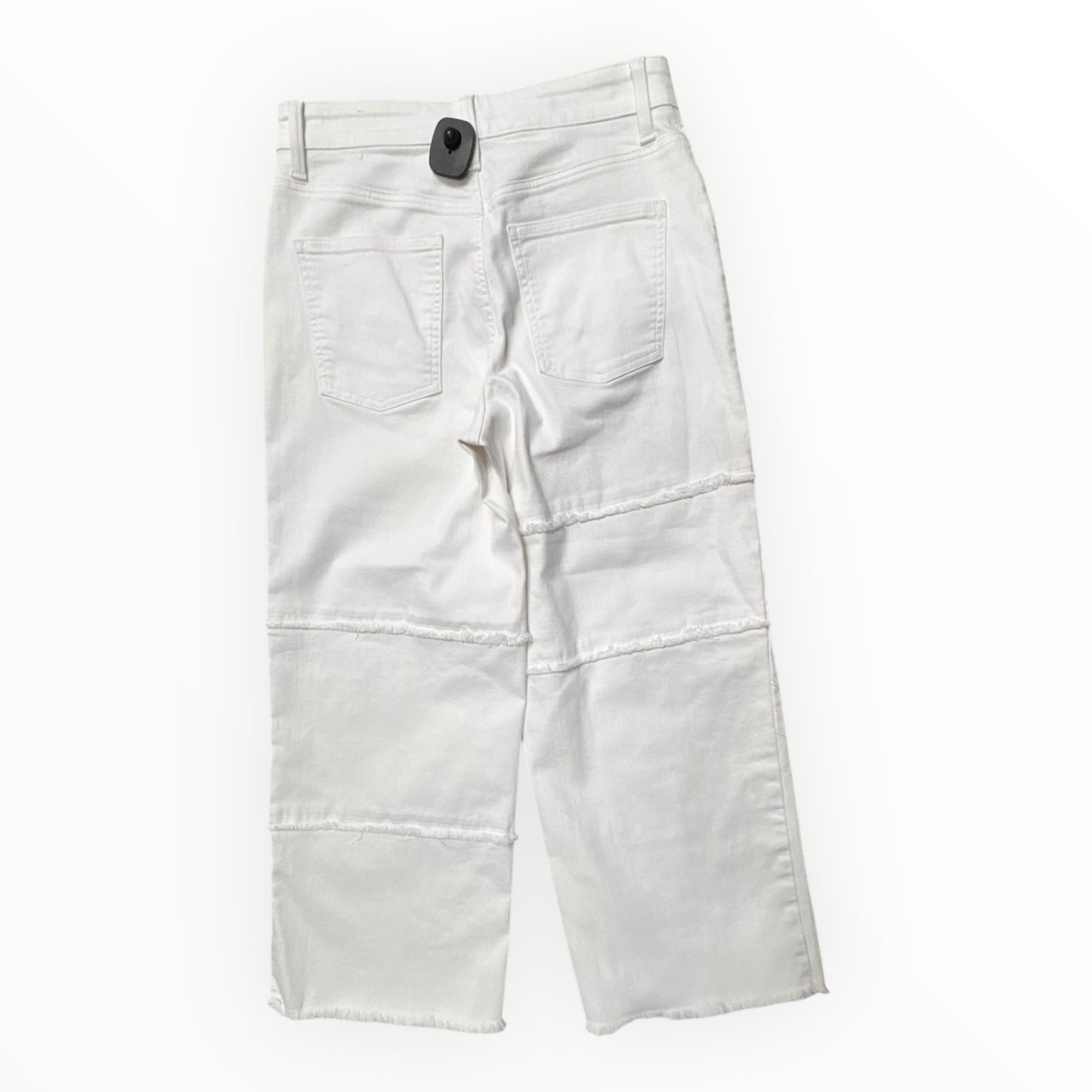Jeans Wide Leg By Talbots In White, Size:6