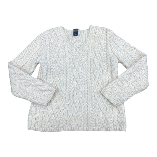 Sweater By Paul James In Cream, Size:M