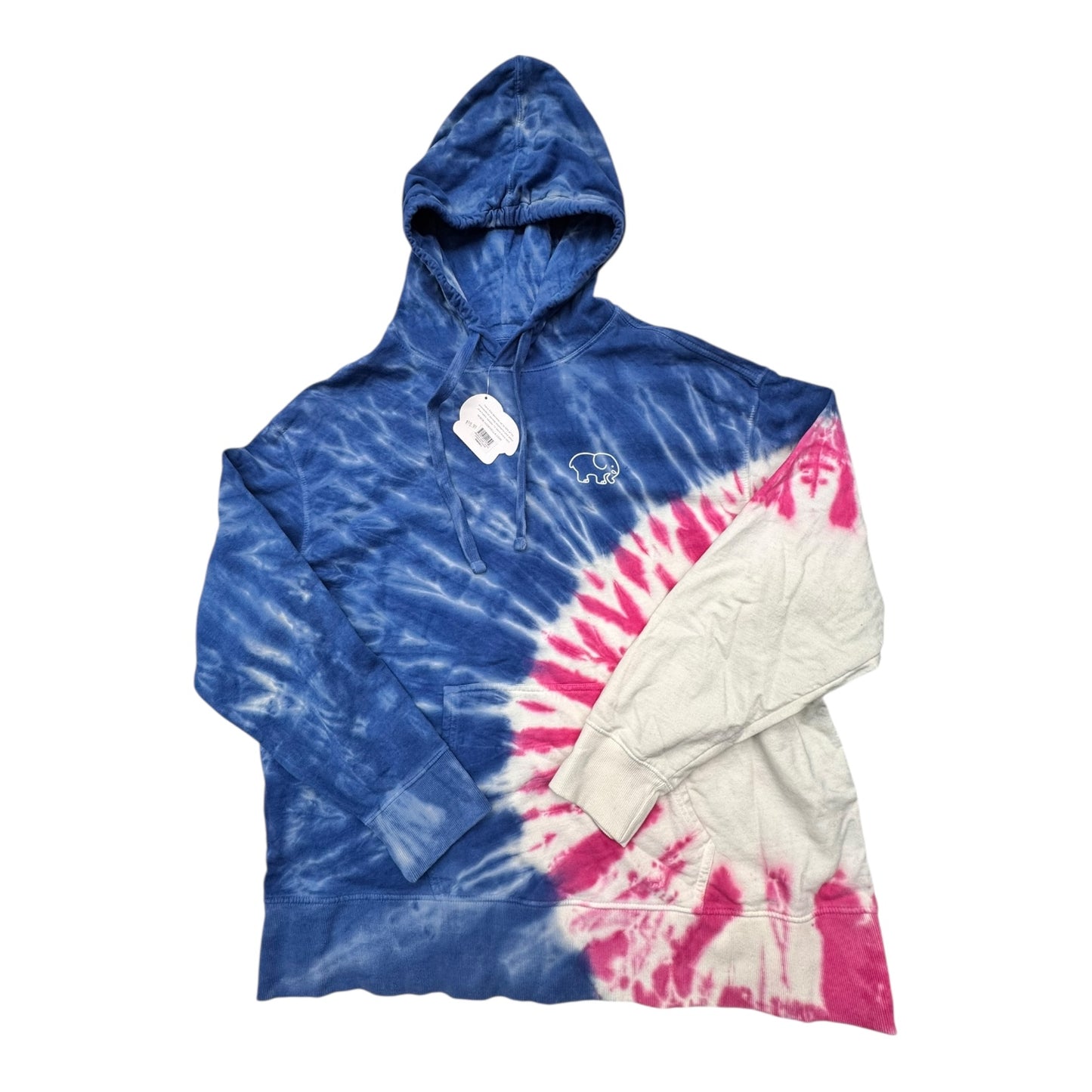 Sweatshirt Hoodie By Ivory Ella In Tie Dye Print, Size:L