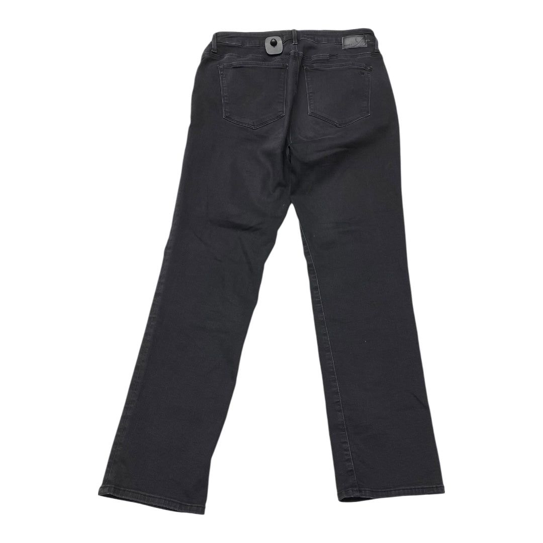 Jeans Straight By Mavi In Grey Denim, Size:14